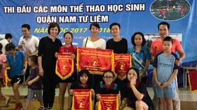 Tuyển Cầu lông Đoàn Thị Điểm với giải Nhì toàn đoàn tại HKPĐ quận!